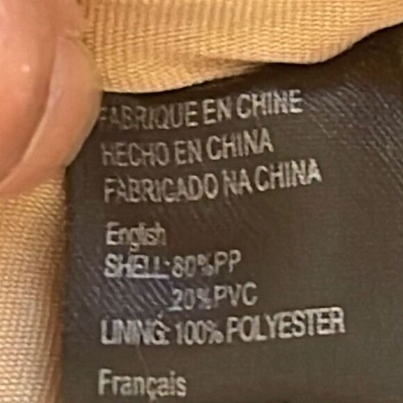 Be Dazzled Womens 2-Way Two-Tone Round Bamboo Handle Straw Satchel Bag NWT - Picture 7 of 9